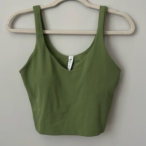 Lululemon olive green align tank